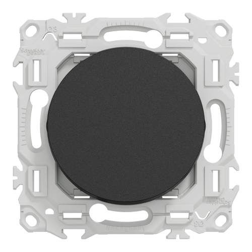 permutateur Schneider Odace noir - vue de face
