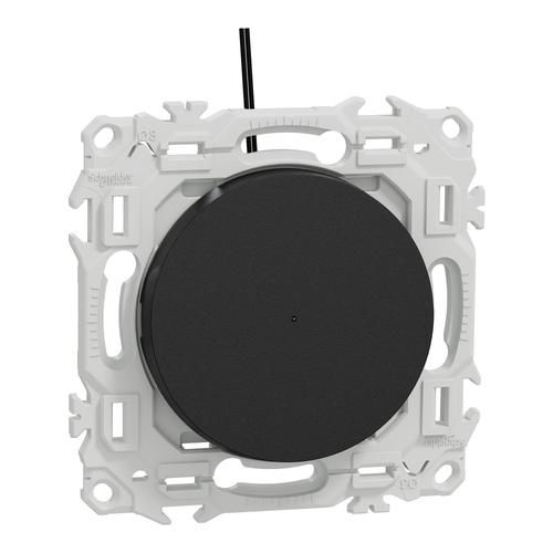 interrupteur va-et-vient lumineux Schneider Odace noir