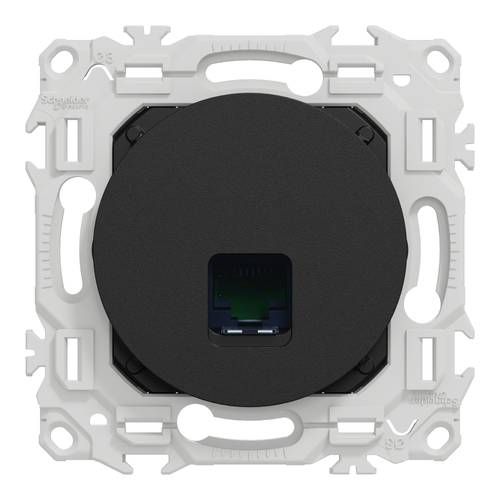 prise RJ45 Schneider Odace noir