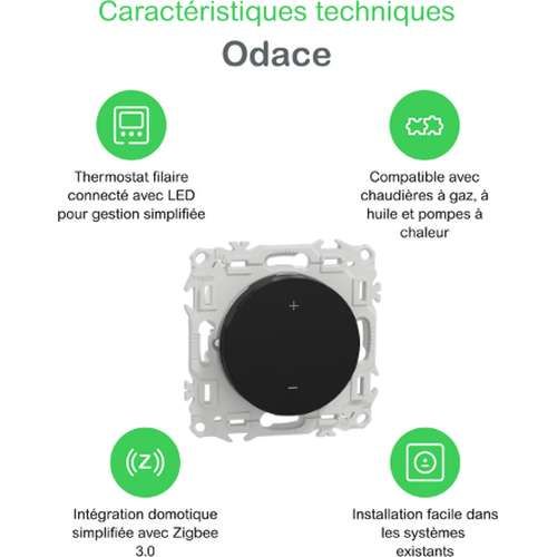 avantages thermostat connecté Schneider Wiser Odace