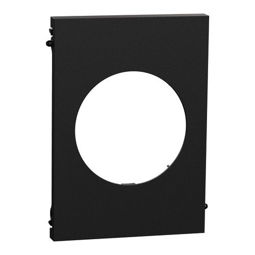 plaque de finition centrale Schneider Odace Architecte noir onyx