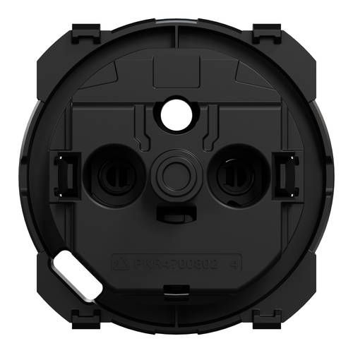 enjoliveur pour prise affleurante et chargeur USB-C Schneider Odace noir mat - vue de dos