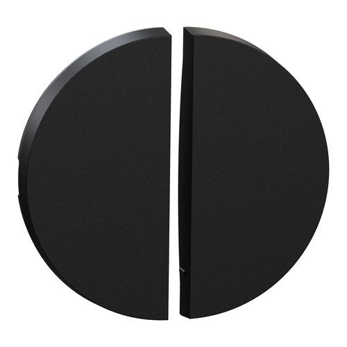 enjoliveurs noirs mat pour double va et vient/poussoir Schneider Odace