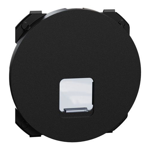 enjoliveur prise RJ45 noir mat Schneider Odace