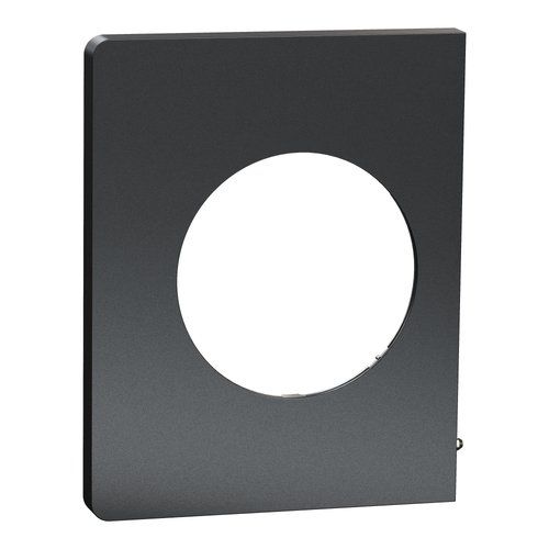 plaque de finition latérale Schneider Odace Architecte effet Perle Noire