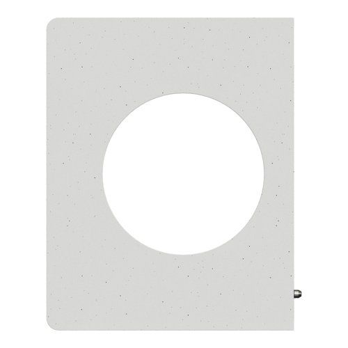 plaque de finition latérale Schneider Odace Architecte effet Béton - vue de face