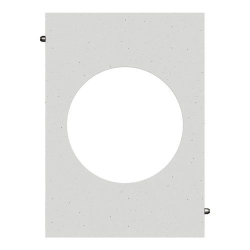 plaque de finition centrale Schneider Odace Architecte effet béton - vue de face