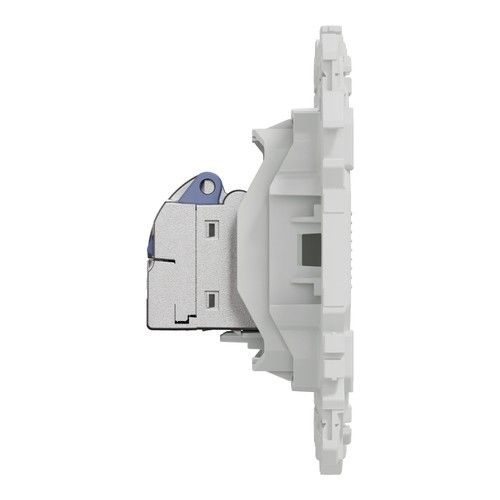 prise RJ45 sans enjoliveur Schneider Odace - vue de côté
