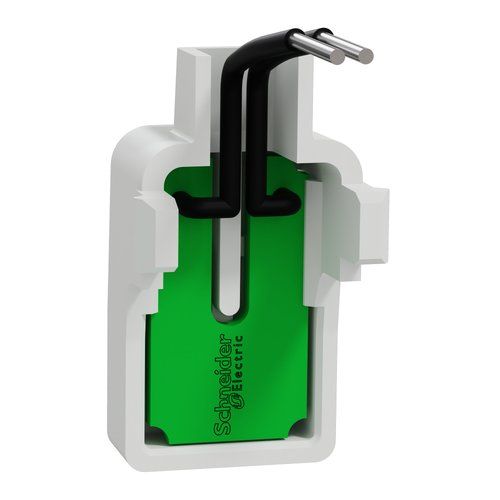 lampe LED verte Schneider Odace - vue de dos