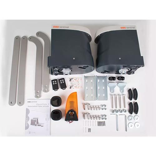 Kit motorisation pour portail battant à bras articulés SCS Sentinel OpenGate 2