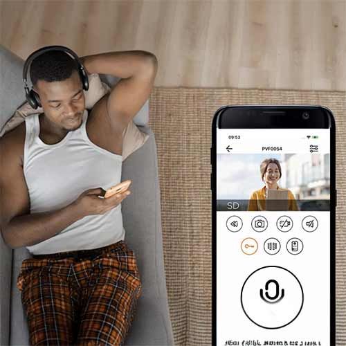 Portier vidéo compatible avec l'application iSCS Sentinel