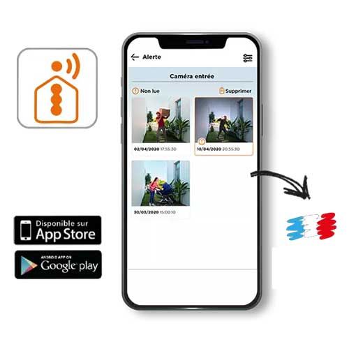 Interphone vidéo connecté SCS Sentinel VisioDoor compatible avec l'application iSCS Sentinel