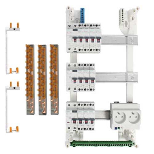 Tableau électrique pré-équipé SIEMENS 3 rangées 13 modules