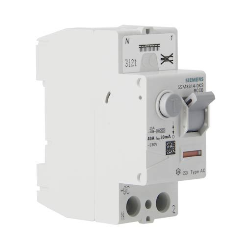 SIEMENS Interrupteur Différentiel 40A 30mA TYPE AC auto 230V - 5SM33140KS