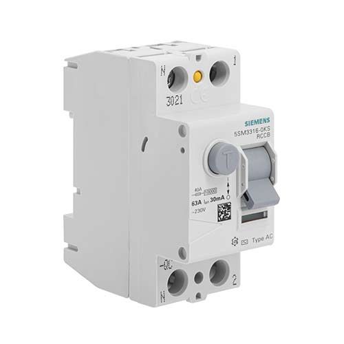 SIEMENS Interrupteur Différentiel 63A 30mA TYPE AC 230V - 5SM33160KS