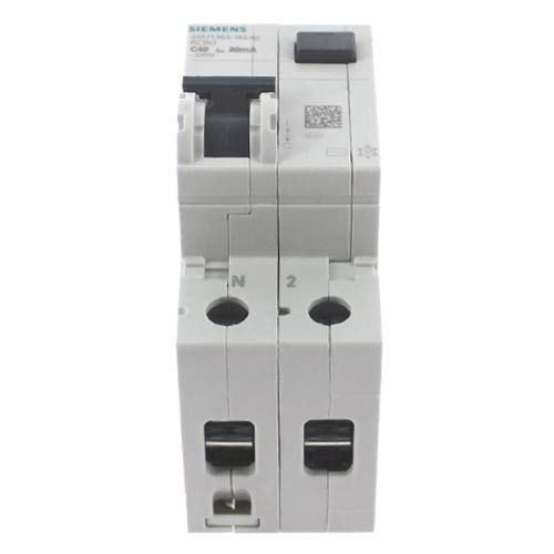 SIEMENS Disjoncteur différentiel 30mA 40A type AC - vue de dessous