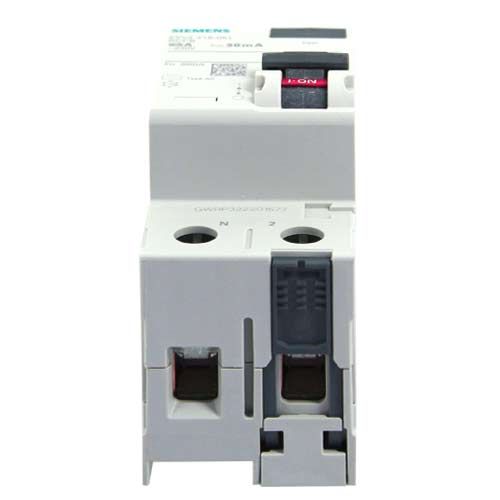 SIEMENS Interrupteur différentiel 63A type AC 30mA - Vue de dessous