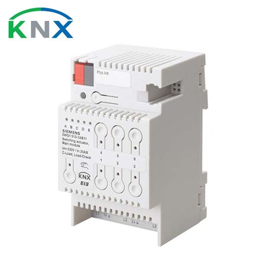 SIEMENS KNX Actionneur de commutation 3 sorties - module de base 20A