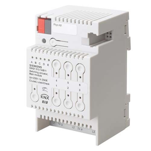 SIEMENS KNX Actionneur de commutation 3 sorties - module de base 20A