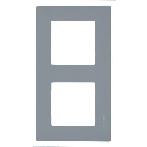 SIEMENS Delta Viva Plaque double - Gris