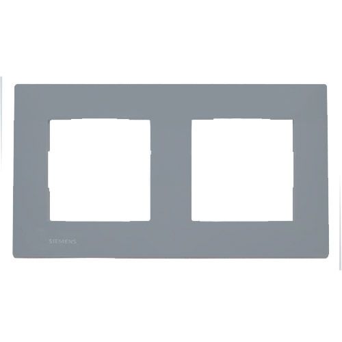 SIEMENS Delta Viva Plaque double - Gris