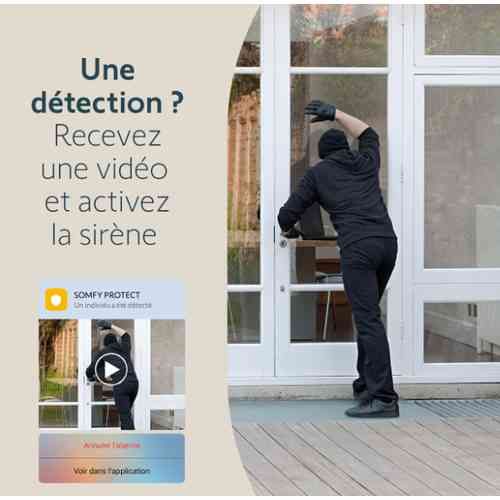 caméra extérieure Somfy vous protège contre les intrus