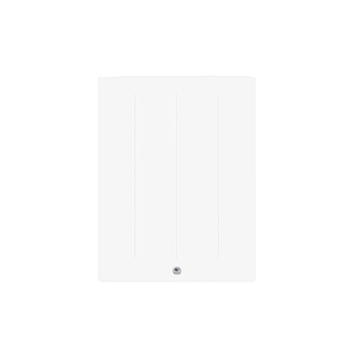 Radiateur à inertie fonte horizontal blanc 750W Thermor Kenya 4 - vue de face