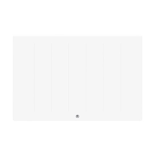 Radiateur à inertie fonte horizontal blanc 1500W Thermor Kenya 4 - vue de face