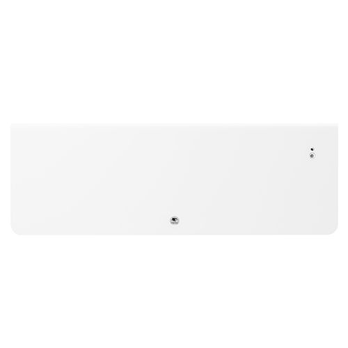 THERMOR Equateur 4 Radiateur connecté inertie double technologie plinthe blanc 750W - vue de face