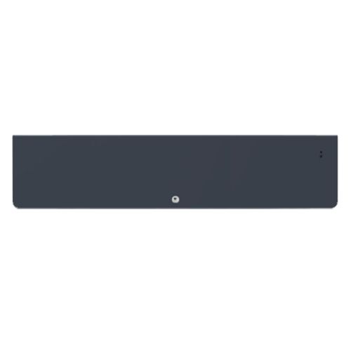 THERMOR Equateur 4 Radiateur connecté inertie double technologie plinthe ardoise 1500W - vue de face