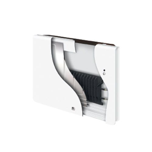 Radiateur connecté plinthe Thermor Equateur 5 1500W gris ardoise - zoom corps de chauffe