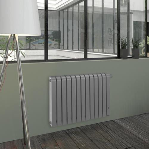 THERMOR Mythik Radiateur connecté chaleur douce horizontal gris roche 1000W - 460134