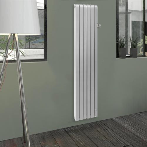 THERMOR Mythik Radiateur connecté chaleur douce vertical alu satiné 1500W - 460271