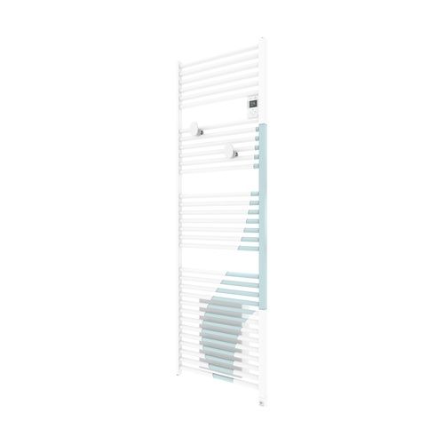 Sèche serviettes connecté Thermor Riva 5 blanc 1000W - vue de profil