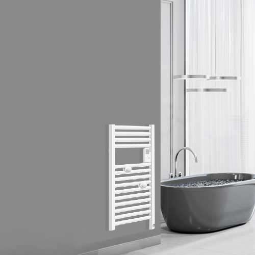 THERMOR Riva 4 étroit Sèche-serviettes blanc satin 300W - 471585