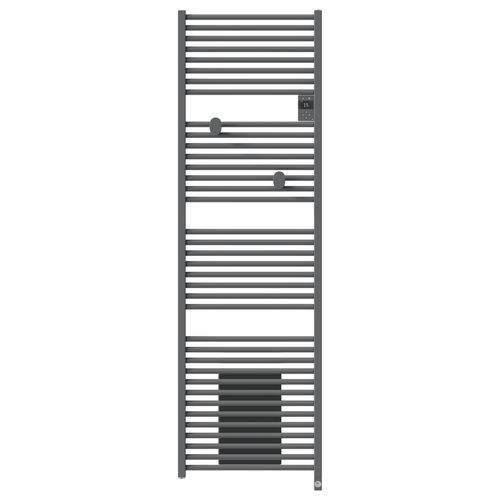 Sèche serviettes connecté avec soufflerie Thermor Riva 5 2000W gris menhir