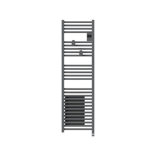 sèche serviette connecté étroit avec soufflerie Thermor Riva 5 1500W gris menhir
