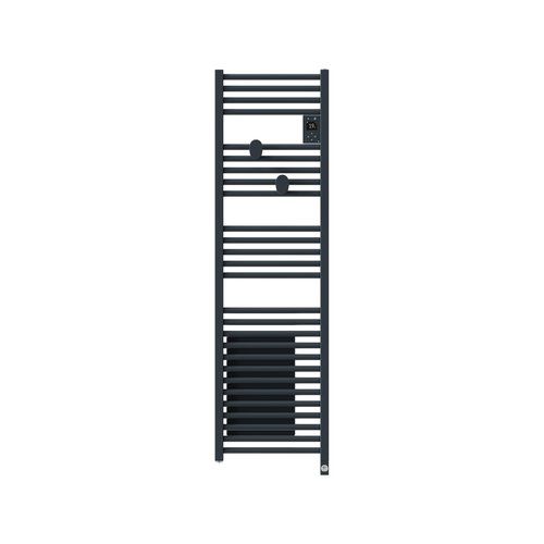 sèche serviette connecté étroit avec soufflerie Thermor Riva 5 1500W gris ardoise