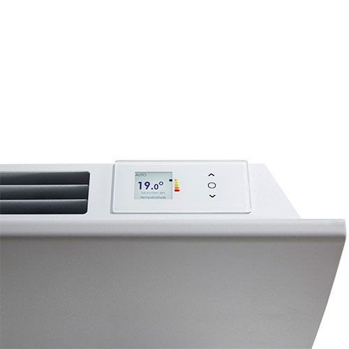 Radiateur chaleur douce Thermor Tenerife 750W blanc avec boitier de commande digital