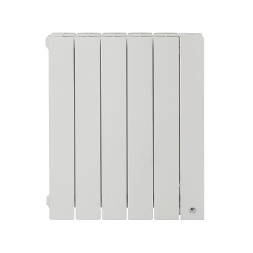 Radiateur chaleur douce 1000W blanc Thermor Baleares - vue de face