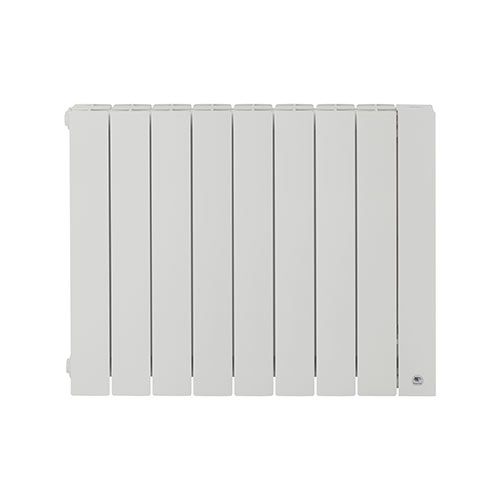 Radiateur à chaleur douce 1500W blanc Thermor Baleares - vue de face