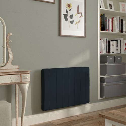 THERMOR Bilbao 3 Radiateur connecté à inertie fluide horizontal ardoise 750W - 493204