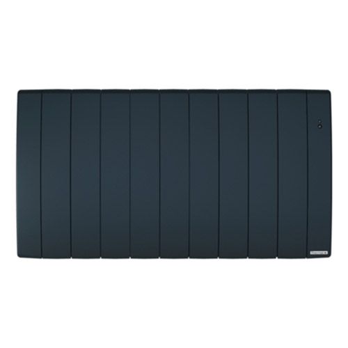 Radiateur connecté à inertie fluide horizontal ardoise 1500W THERMOR Bilbao 3 - 493504