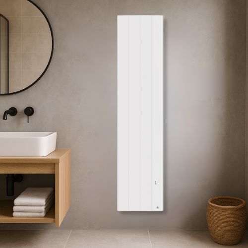 Radiateur chaleur douce vertical blanc 1800W Thermor Bilbao 4 - photo intérieur