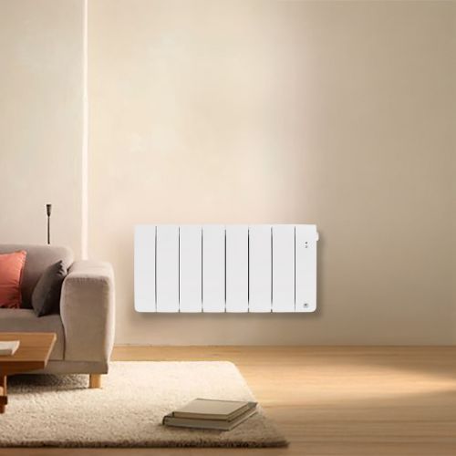 Radiateur chaleur douce bas Thermor Bilbao 4 blanc 700W - photo intérieur