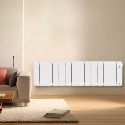 Radiateur chaleur douce bas Thermor Bilbao 4 blanc 1400W - photo intérieur