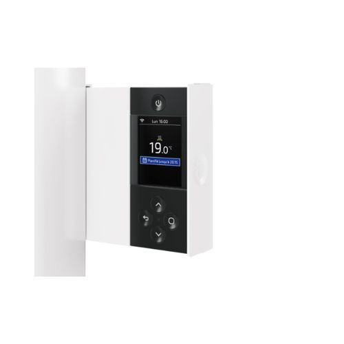 Radiateur chaleur douce vertical Thermor Bilbao 4 avec boitier de commande digital
