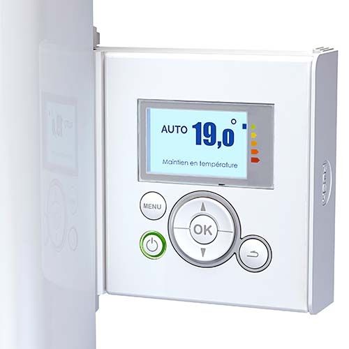 THERMOR Bilbao 3 Radiateur connecté à inertie fluide 1500W vertical blanc - 494851