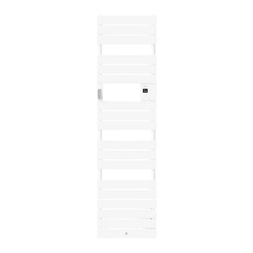 Sèche serviette électrique étroit avec soufflerie Thermor Riviera 2 1500W blanc satin