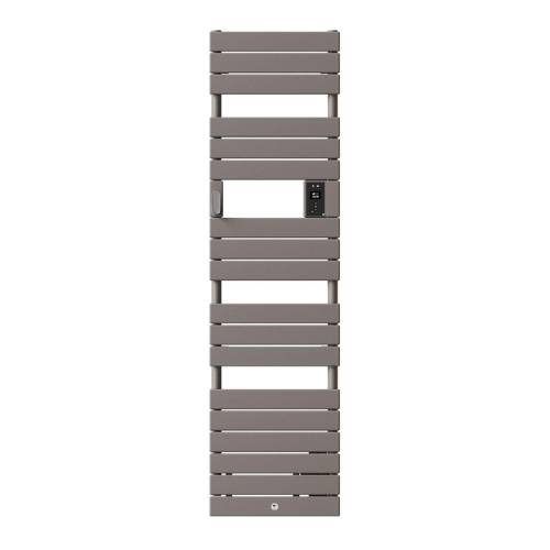 Sèche serviette électrique étroit avec soufflerie Thermor Riviera 2 1500W gris roche